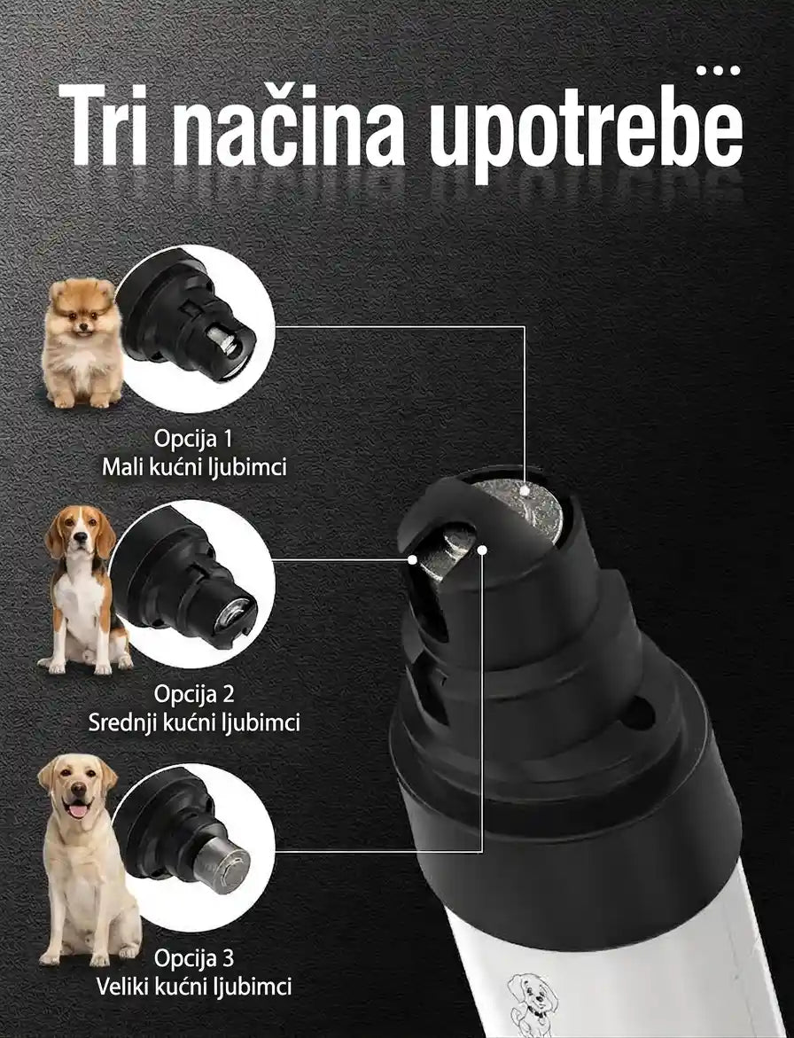 Učinkovito brušenje za
ljubimce svih veličina